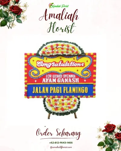 Bunga Papan Congratulation di Pagejugan